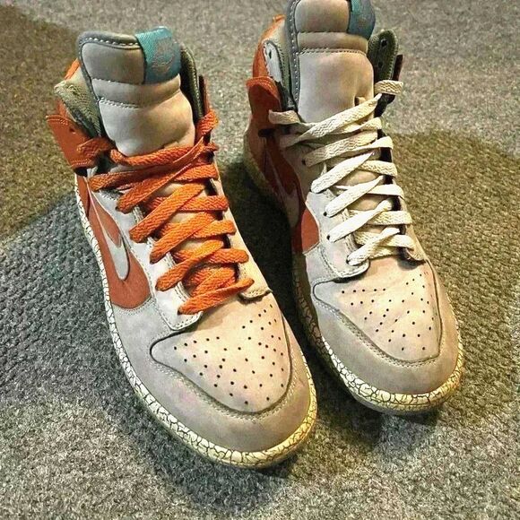 Nike Other - RARE Nike Dunk High Premium Orange Earthquake